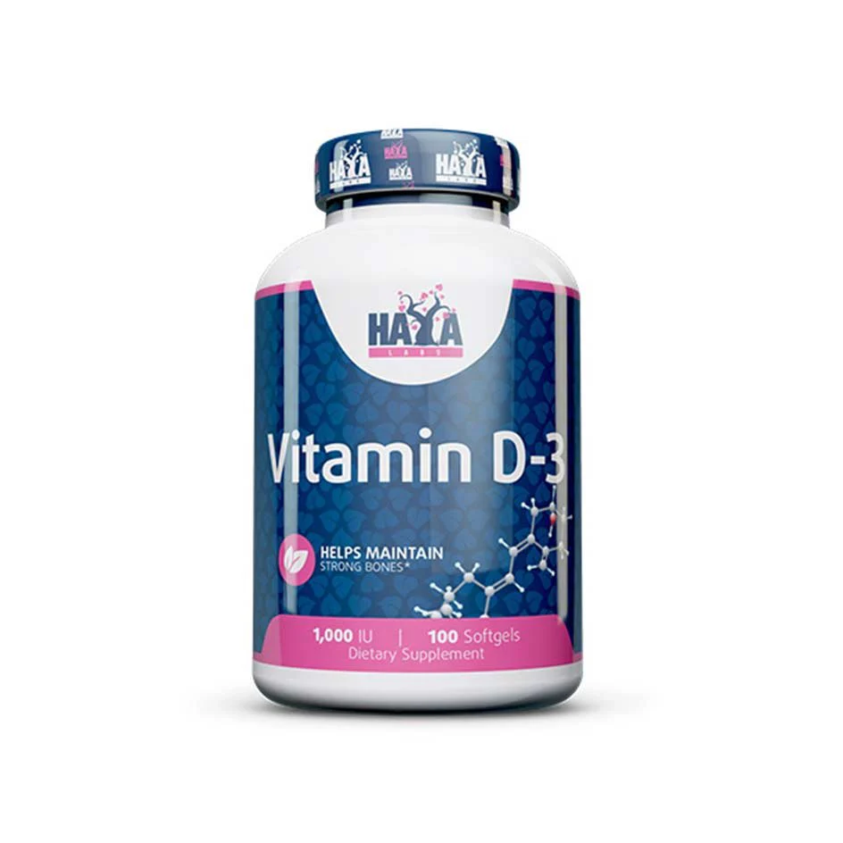 HAYA LABS Vitamin D3 / 1000 IU / 100 Softgels