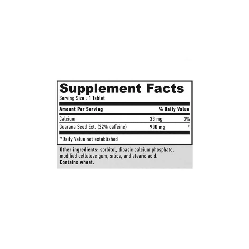 Haya Labs Guarana 60 tabs - Image 2