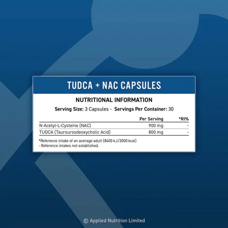 Applied Nutrition Tudca + NAC 90 Caps - Image 2