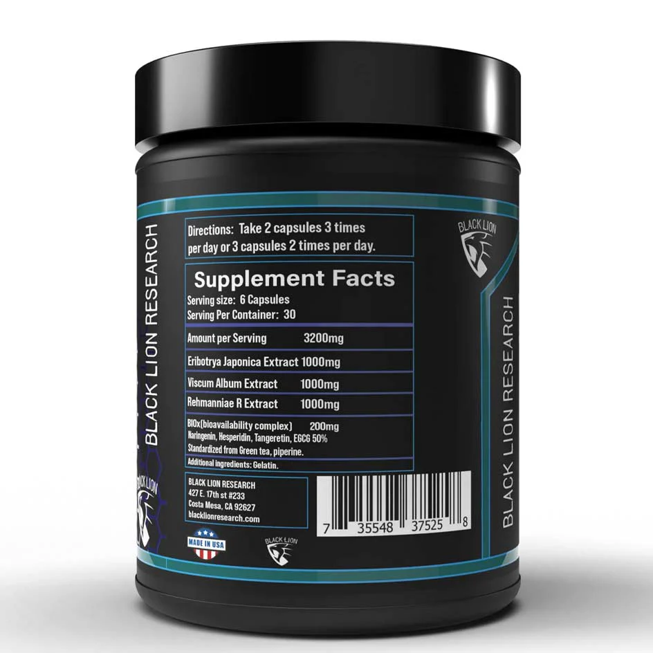 Black Lion Vector 180 caps - Image 2