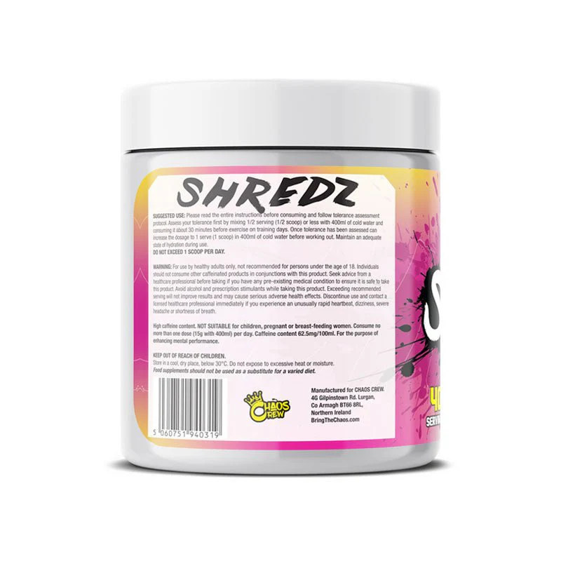 Chaos Crew Shredz 240g - Image 3