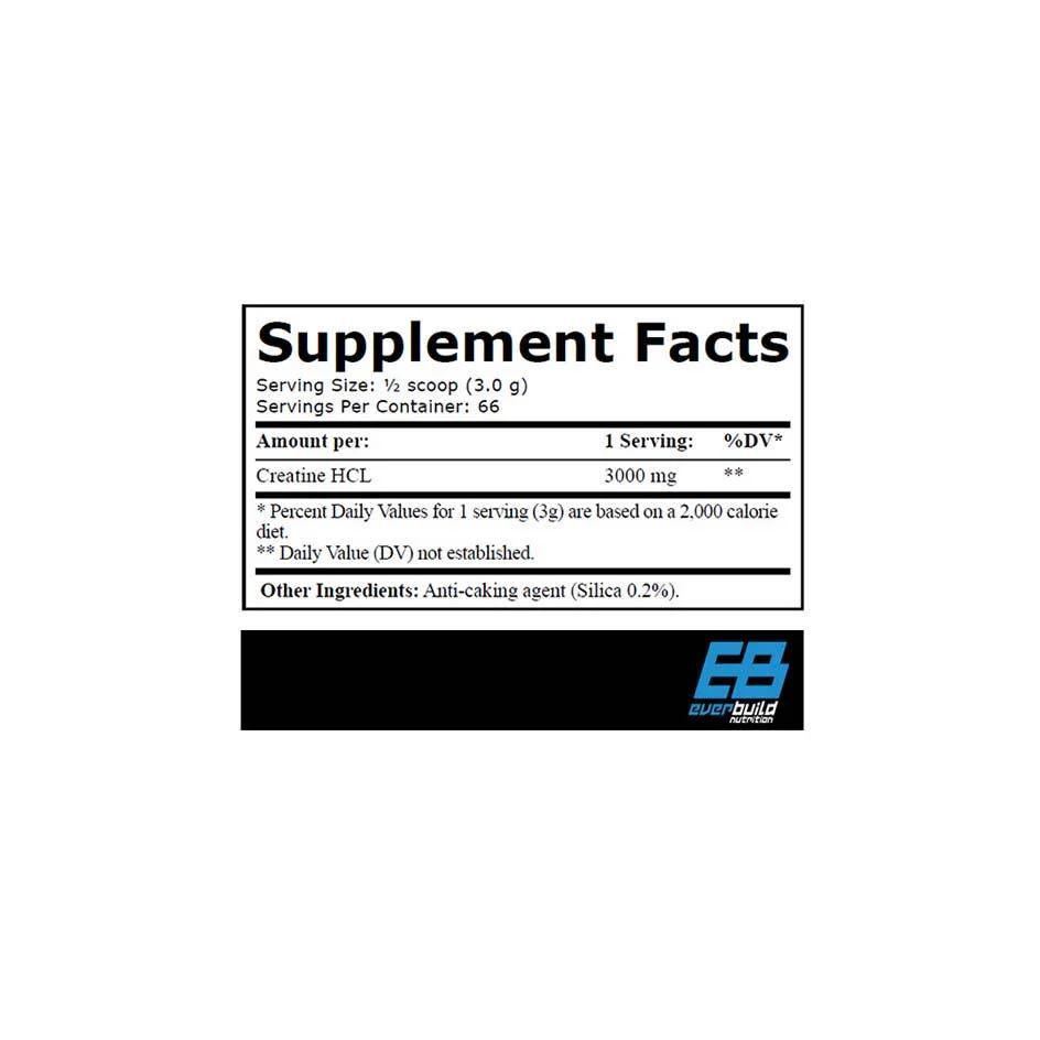 EVERBUILD Creatine HCL 3000 - Image 2