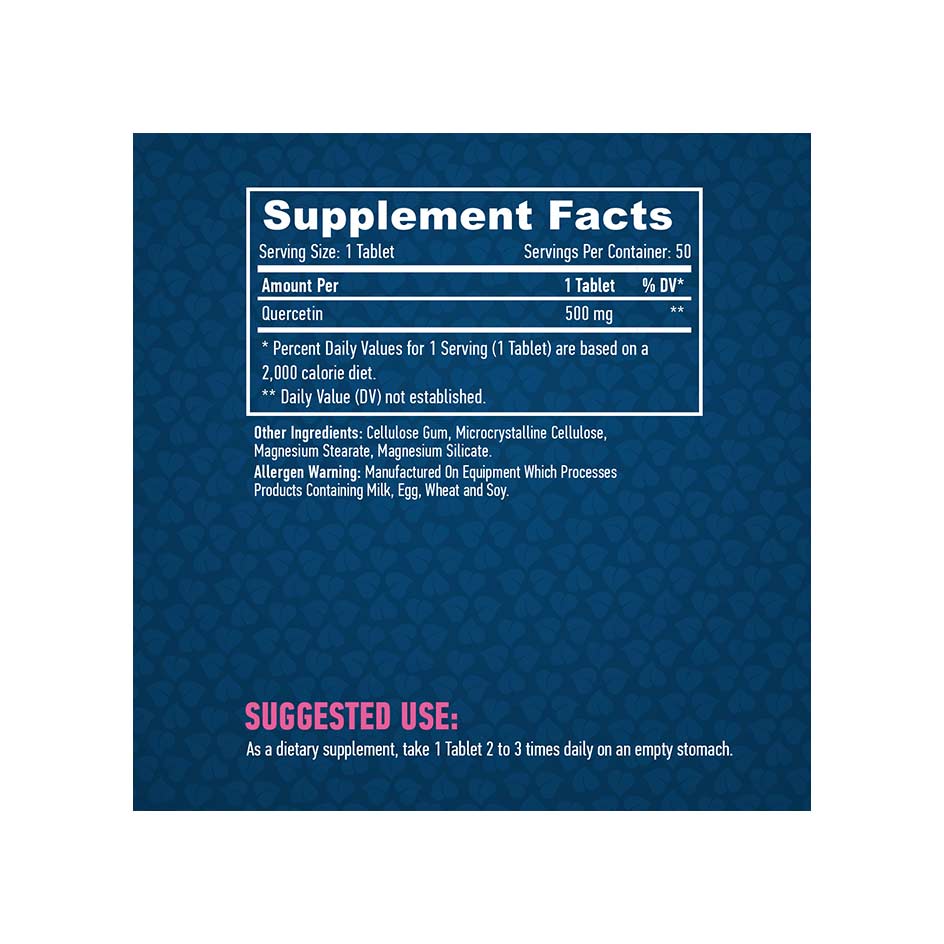Haya Labs Quercetin 500mg - 50 tabs - Image 2