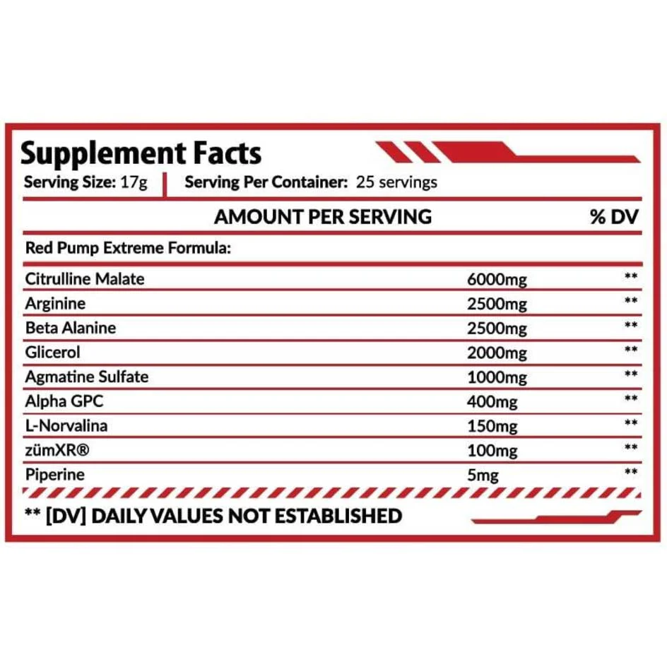 Hero Nutrition Red Pump 425g - Image 2