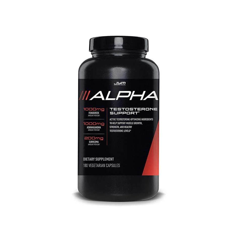 JYM Supplement Alpha Testosterone Support 180 caps