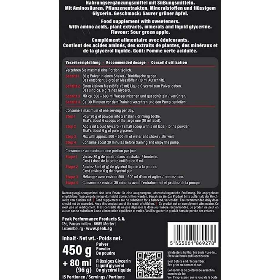 PEAK Epic Pump Unlimited 546g - Image 4