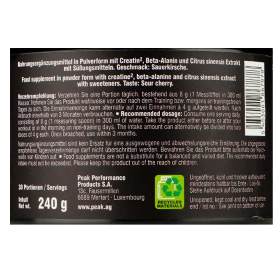 PEAK Epic Strength 240g - Image 3