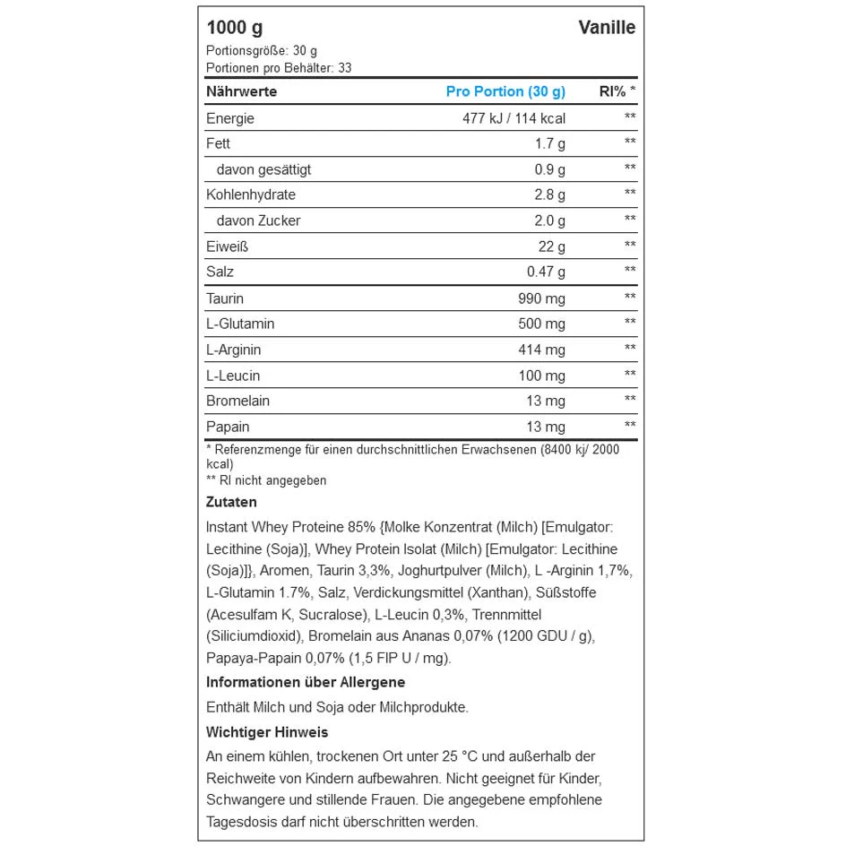 Scitec Nutrition 100% Whey Protein Professional 1000g - Image 2