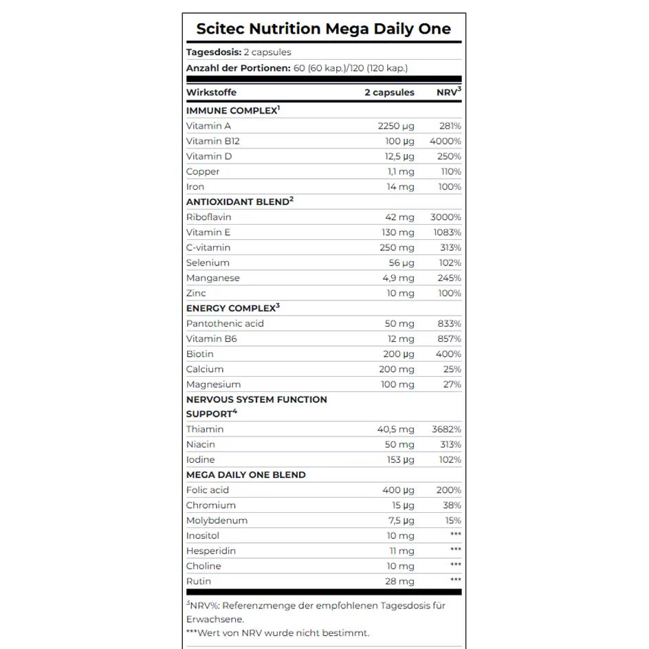 Scitec Nutrition Mega Daily One - Image 3