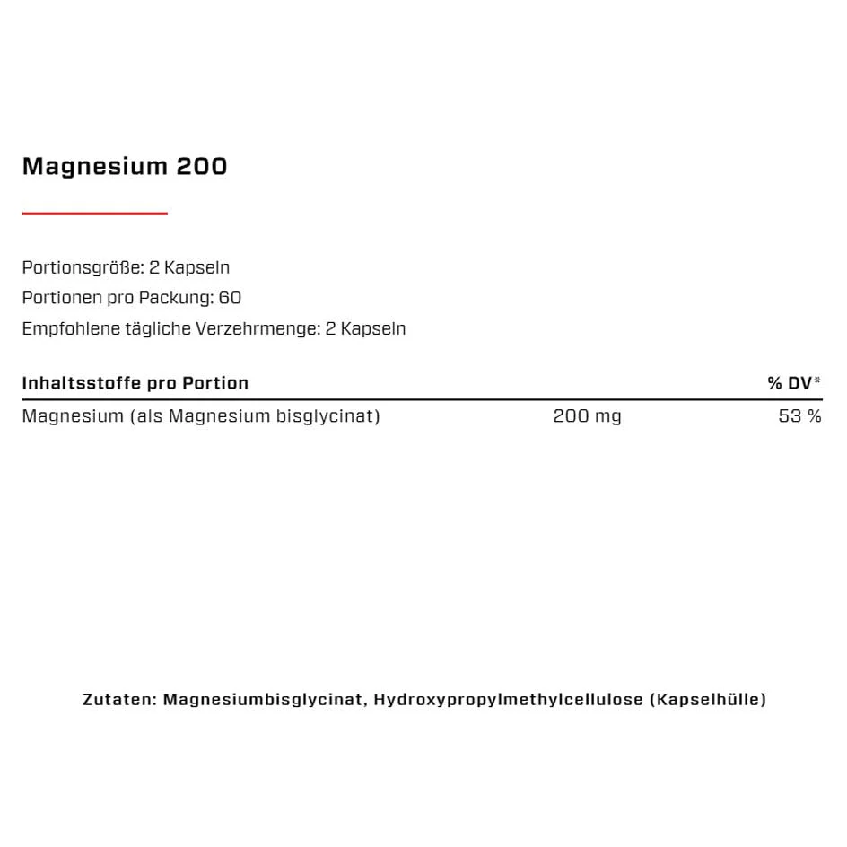 Vast Magnesium 200 / 120 vegan caps - Image 2